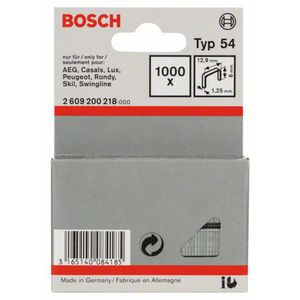 Bosch Accessories 2609200218 Nieten met plat draad Type 54 1000 stuk(s) Afm. (l x b) 6 mm x 12.9 mm