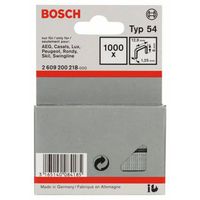 Bosch Accessories 2609200218 Nieten met plat draad Type 54 1000 stuk(s) Afm. (l x b) 6 mm x 12.9 mm - thumbnail