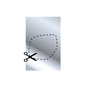 Multifunctionele Plakspiegel M 750606