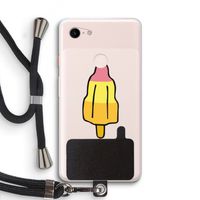 Raketijsje: Pixel 3 XL Transparant Hoesje met koord