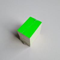 Prijskaart blanco fluor groen 4x6 cm 100