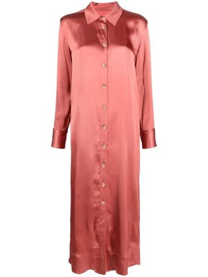 LouLou de Saison robe-chemise Ara - Rouge