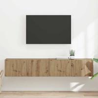 TV Wandkast 2 pcs Ambachtelijk eiken 60 x 31 x 29.5 cm