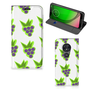 Motorola Moto G7 Play Flip Style Cover Druiven