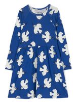 Mini Rodini robe évasée à imprimé graphique - Bleu