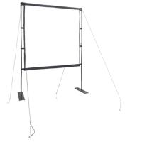 Projectiescherm met statieven 89 inch 1:1