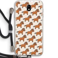 Pony: Samsung Galaxy J7 (2017) Transparant Hoesje met koord