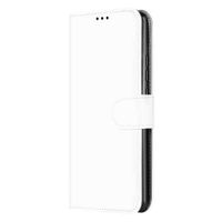 Bookcase Telefoonhoesje Samsung Galaxy S22 Ultra Wit met Pasjeshouder