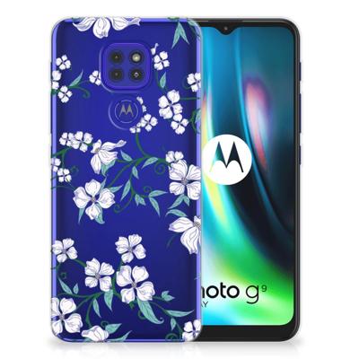 Motorola Moto G9 Play | E7 Plus Uniek | TPU Case | Blossom White