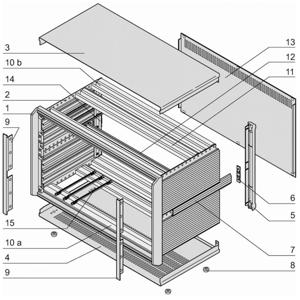 nVent SCHROFF 24576104 Behuizing 155.5 x 326 Meerdere kleuren 1 stuk(s)