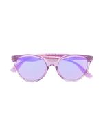 Versace Kids lunettes de soleil à monture ronde - Violet - thumbnail