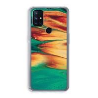 Green Inferno: OnePlus Nord N10 5G Transparant Hoesje