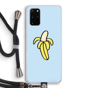 Banana: Samsung Galaxy S20 Plus Transparant Hoesje met koord
