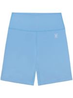 Sporty & Rich Runner logo-print shorts - Bleu