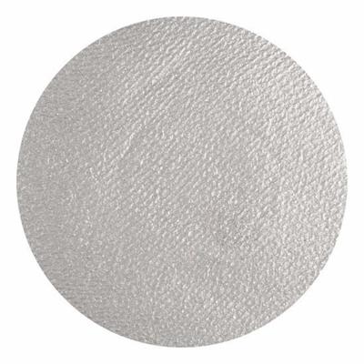 Superstar grimeer schmink - zilver - 16 gram - carnaval/verkleed thema