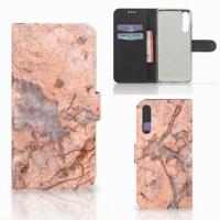 Huawei P20 Pro | Bookcase | Marmer Oranje
