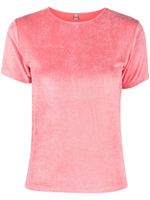 Baserange t-shirt Omo en velours - Rose