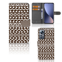 Xiaomi 12 | 12X Telefoon Hoesje Aztec Brown