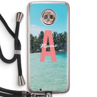 Pacific Dream: Motorola Moto G6 Transparant Hoesje met koord