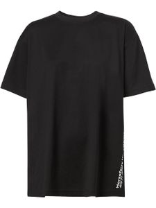 Burberry t-shirt à logo imprimé - Noir