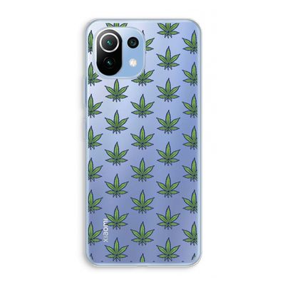Weed: Xiaomi Mi 11 Lite Transparant Hoesje