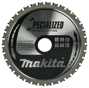 Makita Accessoires Cirkelzaagblad Staal | Specialized 185x30x1,9 36T 0g - B-33417 B-33417