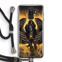 Pegasus: Samsung Galaxy J8 (2018) Transparant Hoesje met koord