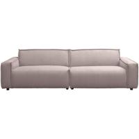 Leen Bakker - Bank Brooklyn 3-zits - Soop - Stof - Roze - 101x270x76 Cm