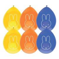 Nijntje Ballonnen - 18x stuks - verjaardag versiering - mix kleuren - Konijntje
