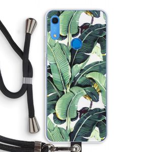 Bananenbladeren: Huawei Y6s Transparant Hoesje met koord