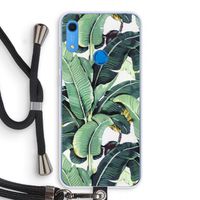 Bananenbladeren: Huawei Y6s Transparant Hoesje met koord