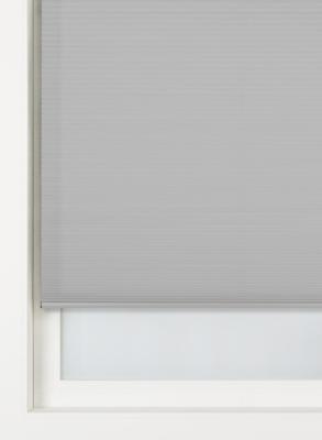 HEMA Plisse Dubbel Verduisterend Witte Achterzijde Lichtgrijs (lichtgrijs)