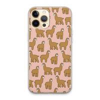 Alpacas: iPhone 13 Pro Max Transparant Hoesje