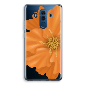 Orange Ellila flower: Huawei Mate 10 Pro Transparant Hoesje