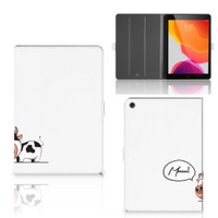 iPad 10.2 2019 | iPad 10.2 2020 | 10.2 2021 Hippe Tablet Hoes Cow - thumbnail