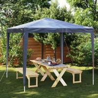 Partytent 2,5x2,5 m blauw - thumbnail