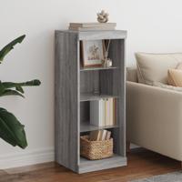 Dressoir met LED-verlichting 41x37x100 cm grijs sonoma eiken