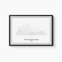 Poster Sydney Opera House - Sydney Zonder Lijst A1 (60 x 84cm) - thumbnail