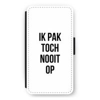 Ik pak nooit op: iPhone 12 mini Flip Hoesje