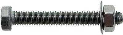 Bofix vork-kroonbout rvs m6-45 compleet (10st)