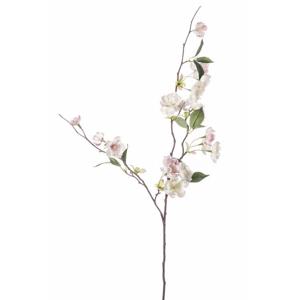 Kunstbloemen Perzik Bloesem tak - 80 cm - roze - kunststof decoratie