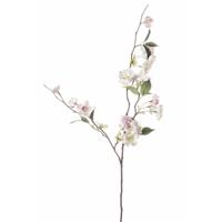 Kunstbloemen Perzik Bloesem tak - 80 cm - roze - kunststof decoratie
