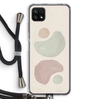 Geo #10: Samsung Galaxy A22 5G Transparant Hoesje met koord