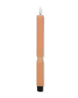 HEMA Led Huishoudkaars ⌀2.3x29cm Ribbel Naturel (naturel)