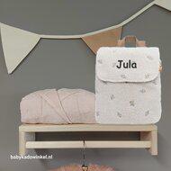 Rugtas Babycadeauset Jollein Teddy Lovely met naam - thumbnail