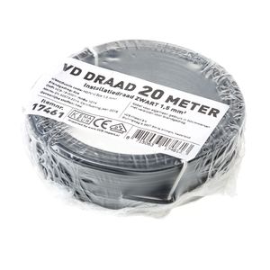 Vd.draadzwart 1.5mm (20mtr)