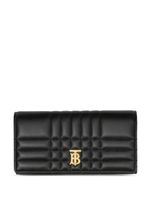 Burberry portefeuille Love en cuir matelassé - Noir