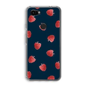 Framboosjes: Google Pixel 3a Transparant Hoesje