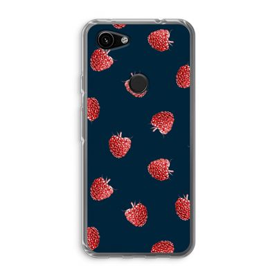 Framboosjes: Google Pixel 3a Transparant Hoesje