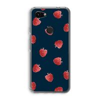 Framboosjes: Google Pixel 3a Transparant Hoesje